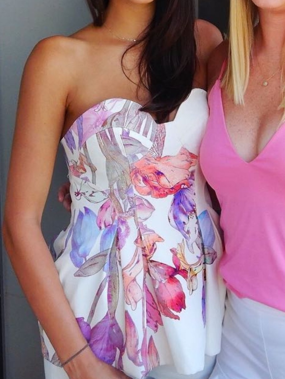 KEEPSAKE Floral Bustier Top